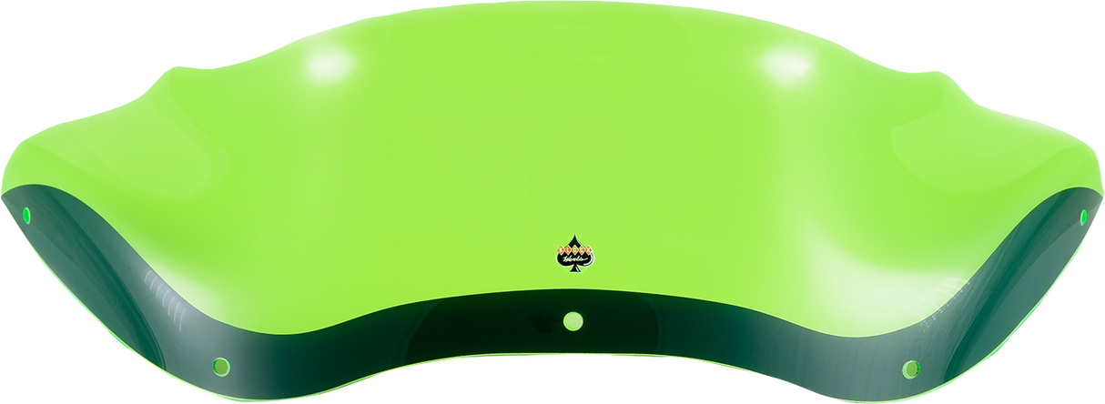KLOCK WERKS Kolor Flare* Windshield - 8" - Green Ice - FLTR KWW-01-0626