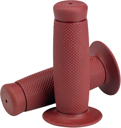 BILTWELL Renegade Bar Grips - 7/8" - Oxblood 6704-0378
