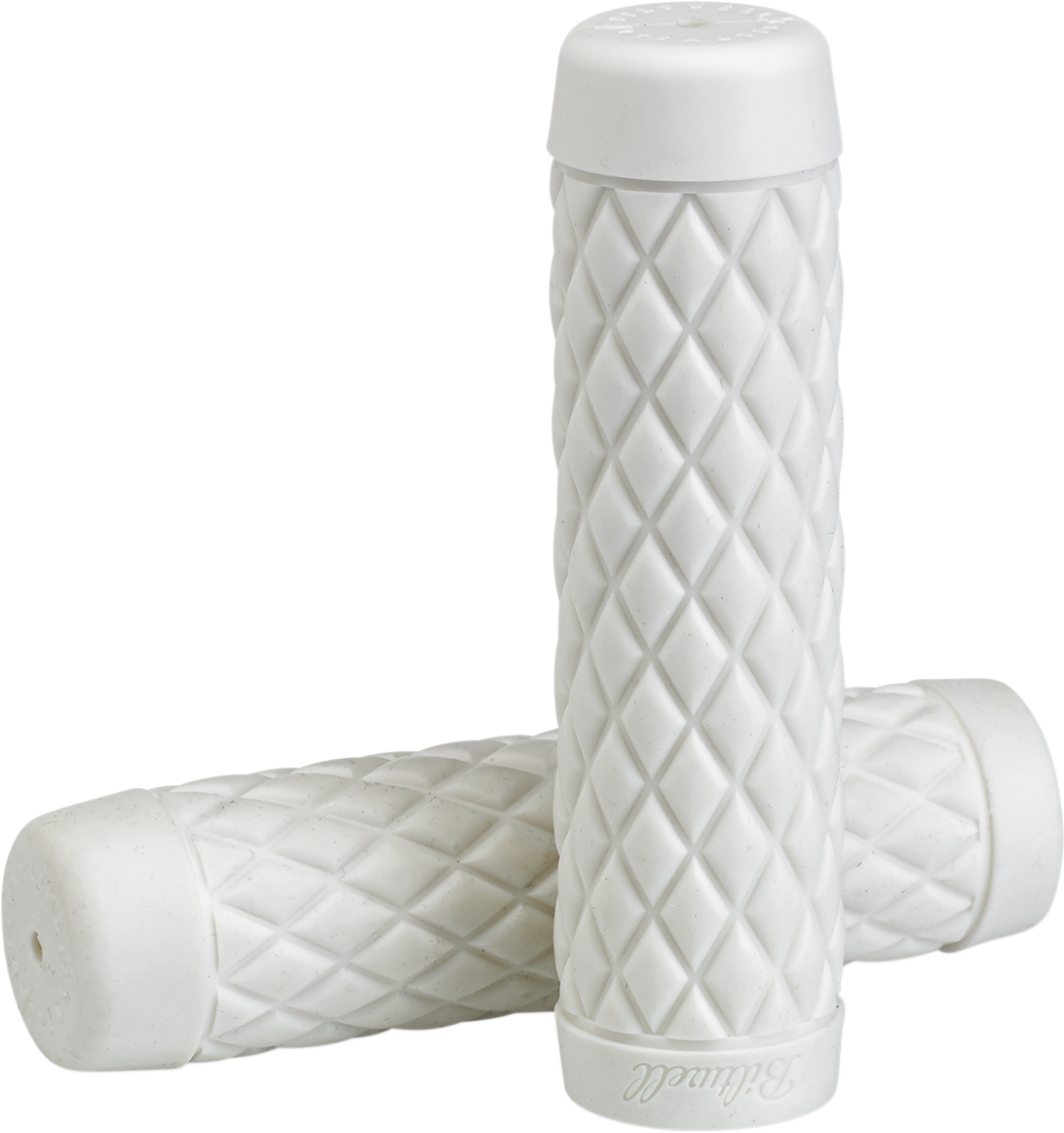 BILTWELL Torker Grips - 7/8" - White 6705-0278