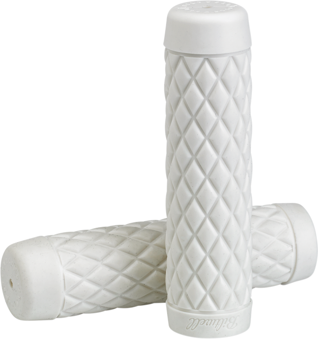 BILTWELL Torker Grips - 7/8" - White 6705-0278