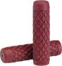 BILTWELL Torker Grips - 7/8" - Oxblood 6705-0378