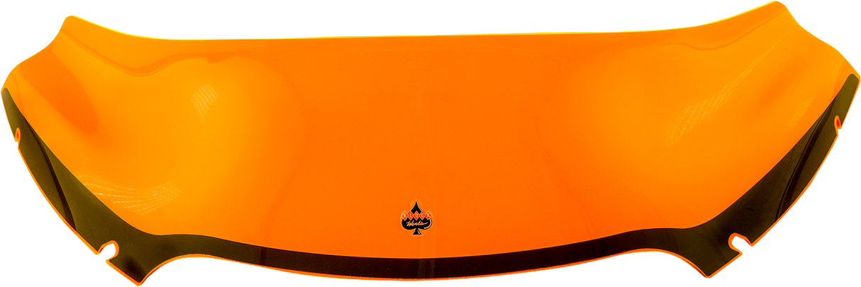 KLOCK WERKS Kolor Flare* Windshield - 6" - Orange Ice - FLTR KWW-01-0628