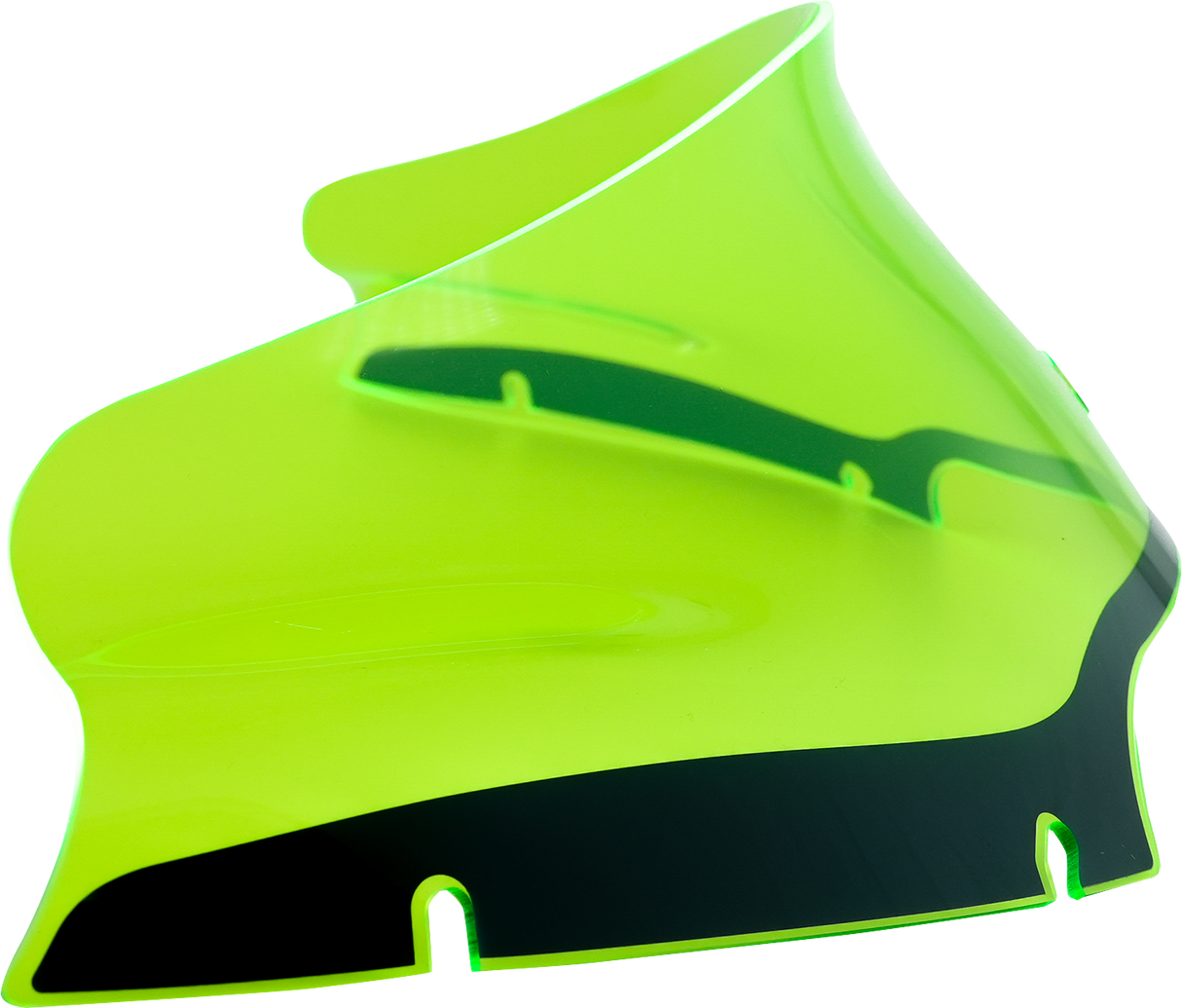 KLOCK WERKS Kolor Flare* Windshield - 6" - Green Ice - FLTR KWW-01-0631