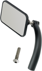 BILTWELL Mirror - Utility - Side View - Rectangle - Perch - Black - Each 6502-100-101