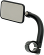 BILTWELL Mirror - Utility - Side View - Rectangle - Clamp-On - Black - 1" 6502-201-101