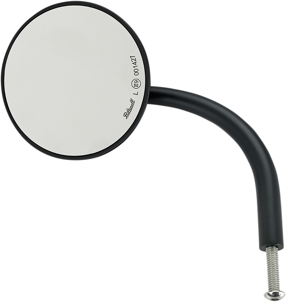 BILTWELL Mirror - Utility - Side View - Round - Perch - Black - Each 6503-400-131