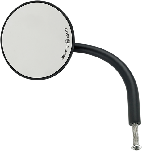 BILTWELL Mirror - Utility - Side View - Round - Perch - Black - Each 6503-400-131
