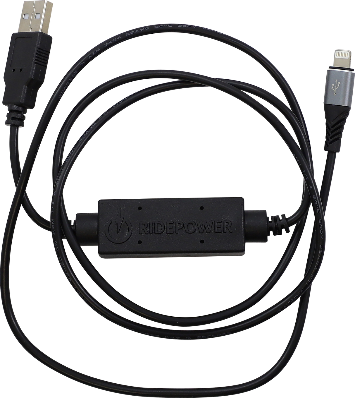 RIDEPOWER USB to Lightning Cable - Charger - Single-End - 4' RP1248USBLHT4FT