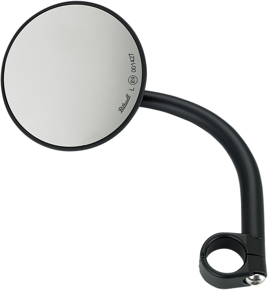 BILTWELL Mirror - Utility - Side View - Round - Clamp-On - Black - 1" 6503-501-131