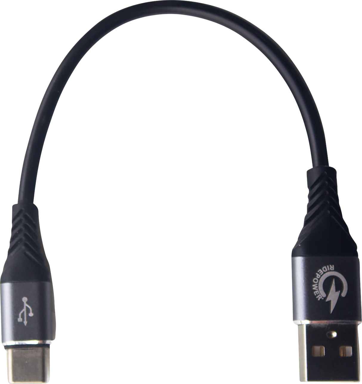 RIDEPOWER USB to USB-C Cable - Charger - Single-End - 7-1/2" RPUSBUSBC75