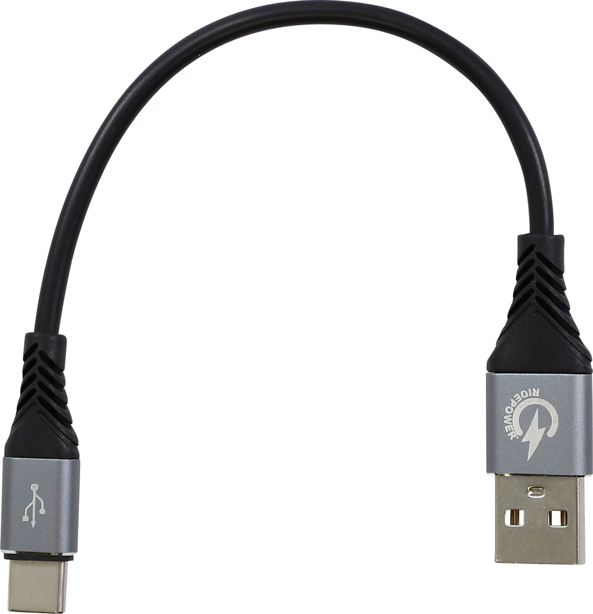 RIDEPOWER USB to USB-C Cable - Charger - Single-End - 7-1/2" RPUSBUSBC75