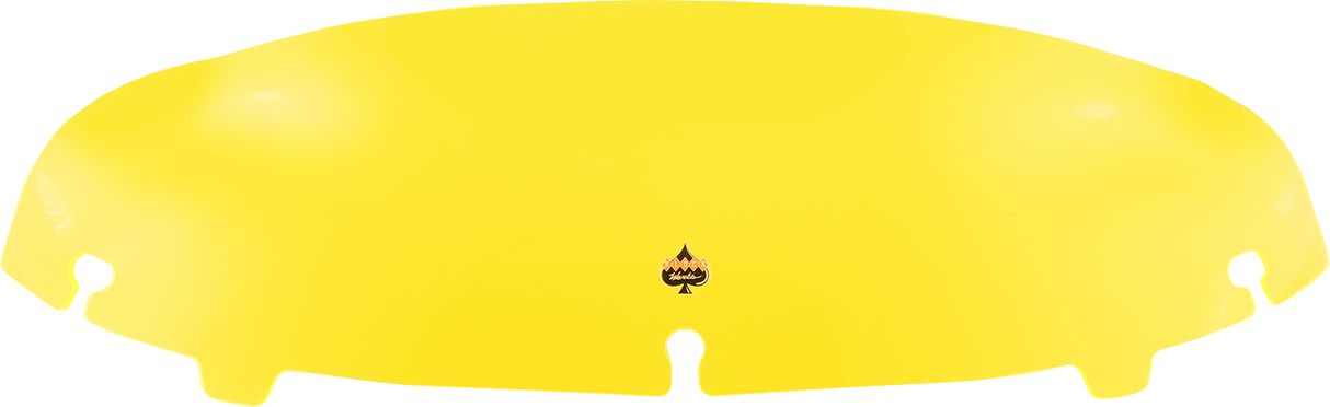 KLOCK WERKS Kolor Flare* Windshield - 4" - Yellow Ice - FLH KWW-01-0649