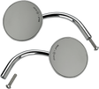 BILTWELL Mirrors - Utility - Side View - Round - Perch - Chrome - Pair 6503-400-532