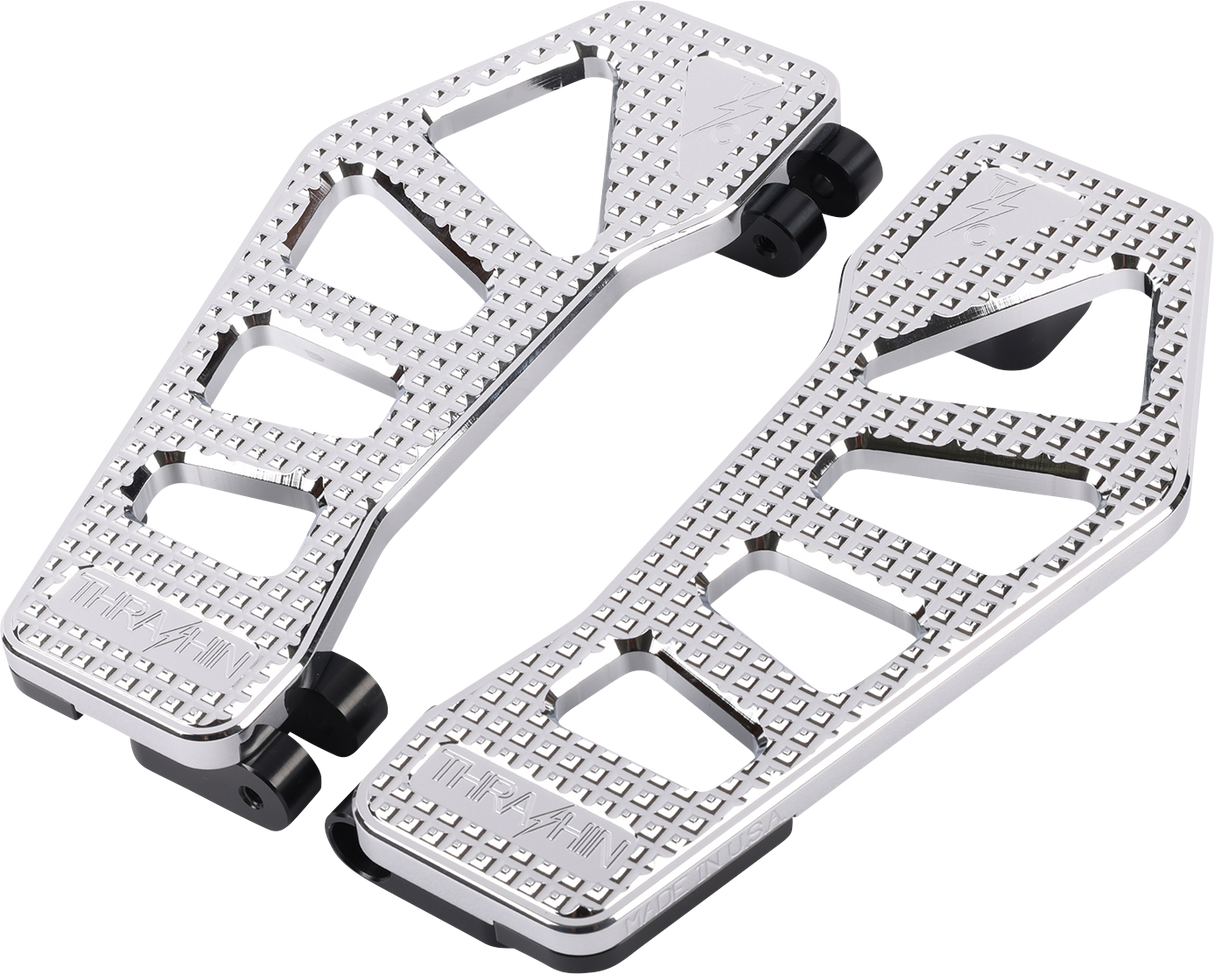 THRASHIN SUPPLY CO. Apex Floorboards - Chrome TSC-2211-3