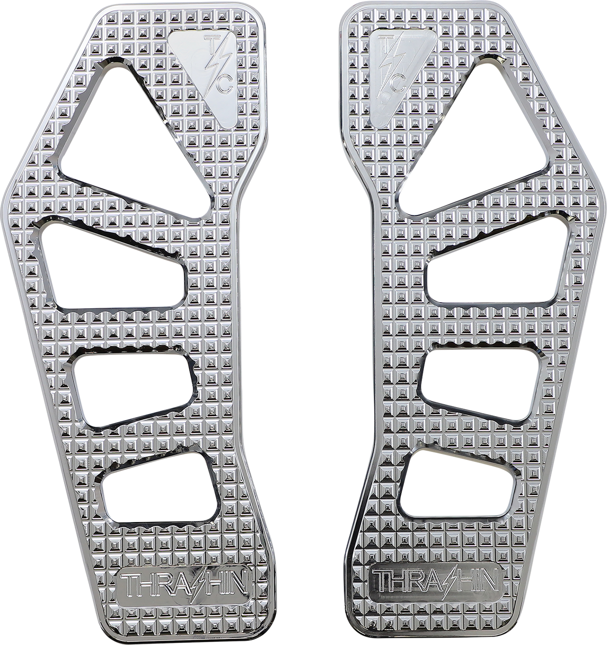 THRASHIN SUPPLY CO. Apex Floorboards - Chrome TSC-2211-3