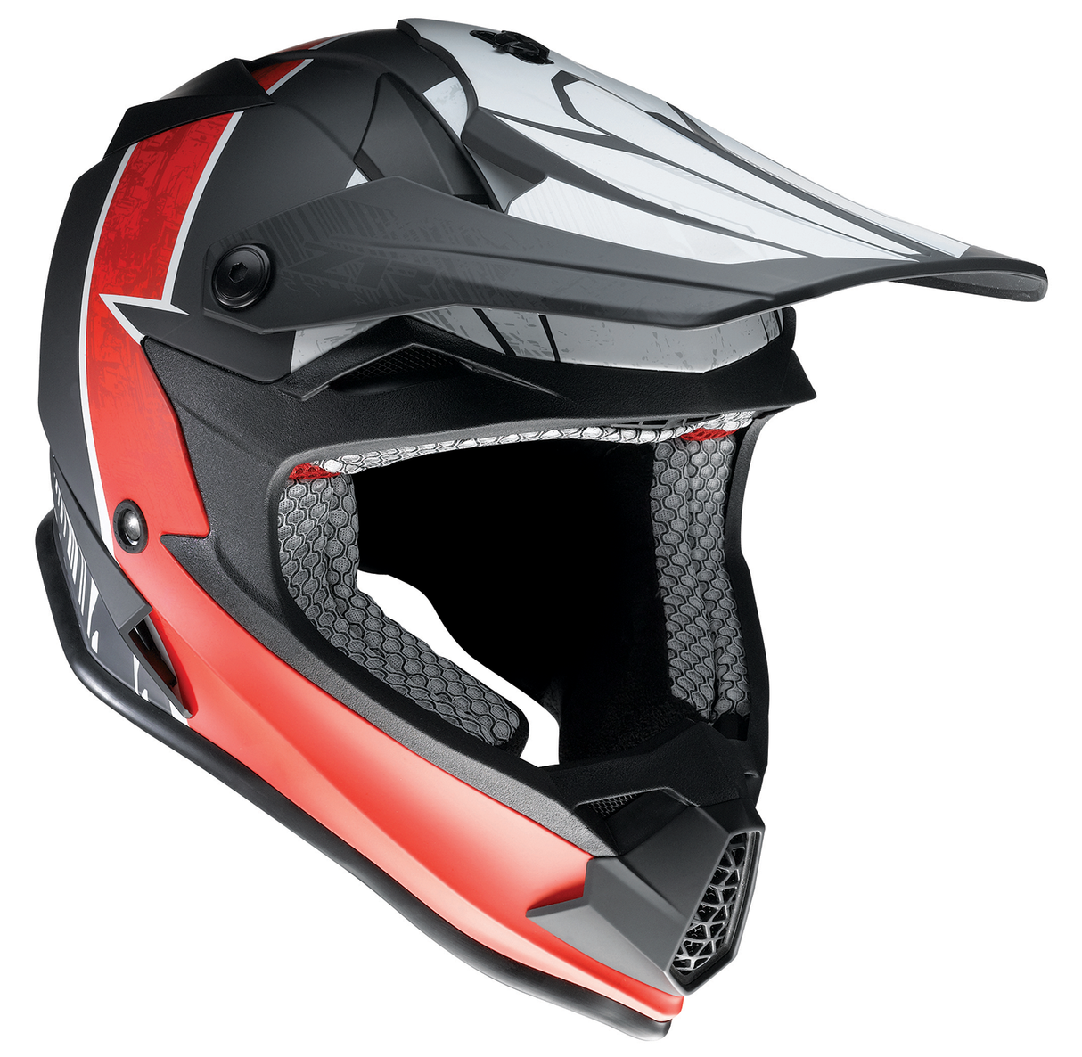 Z1R Youth F.I. Helmet - Fractal - MIPS¨ - Matte Black/Red - Small 0111-1517