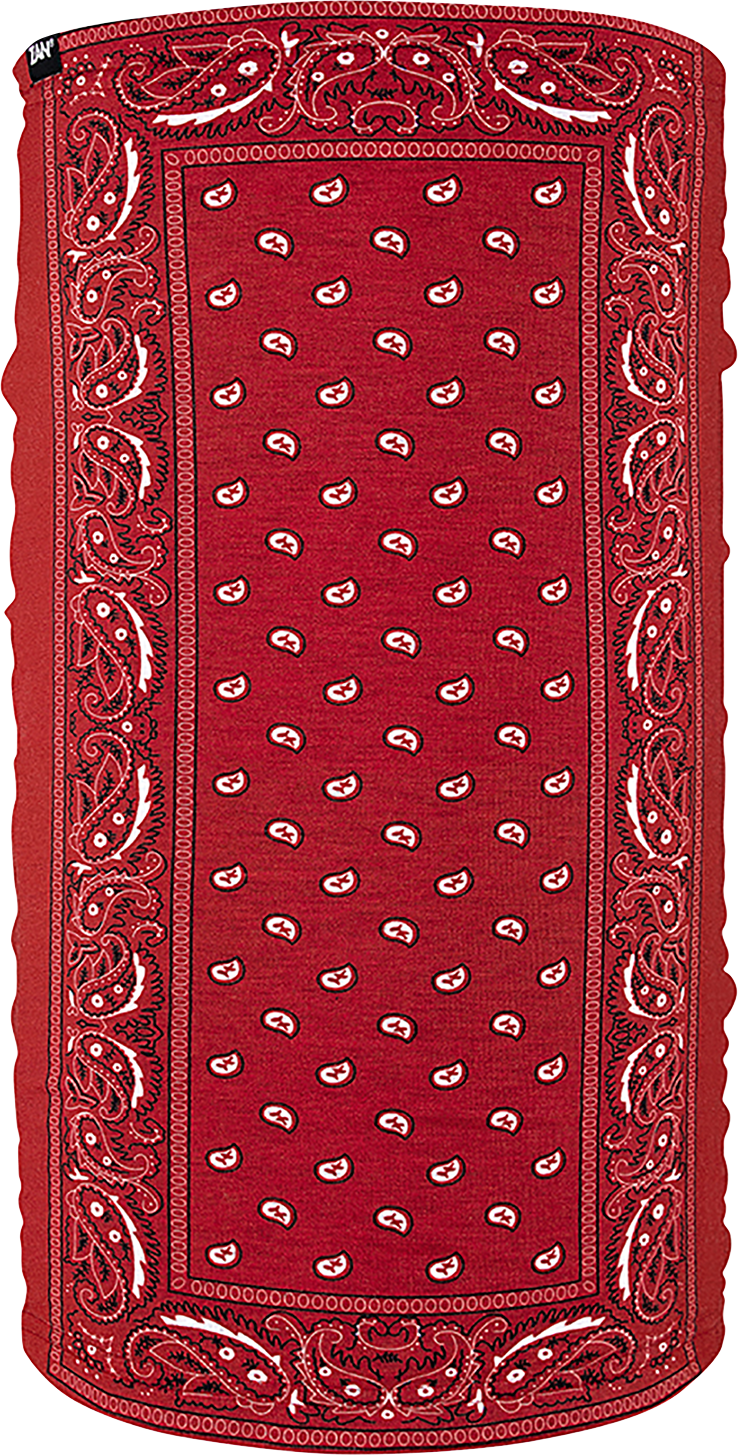 ZAN HEADGEAR Motley Tube? Fleece Lined Tube - Red Paisley TF106