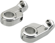 BILTWELL O/S Speed Clamps - Chrome - Angled 6903-105