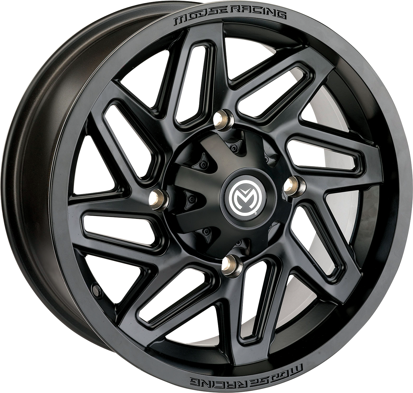 MOOSE UTILITY Wheel - 361X - Front - Black - 12x7 - 4/136 - 4+3 361MO127136MB4