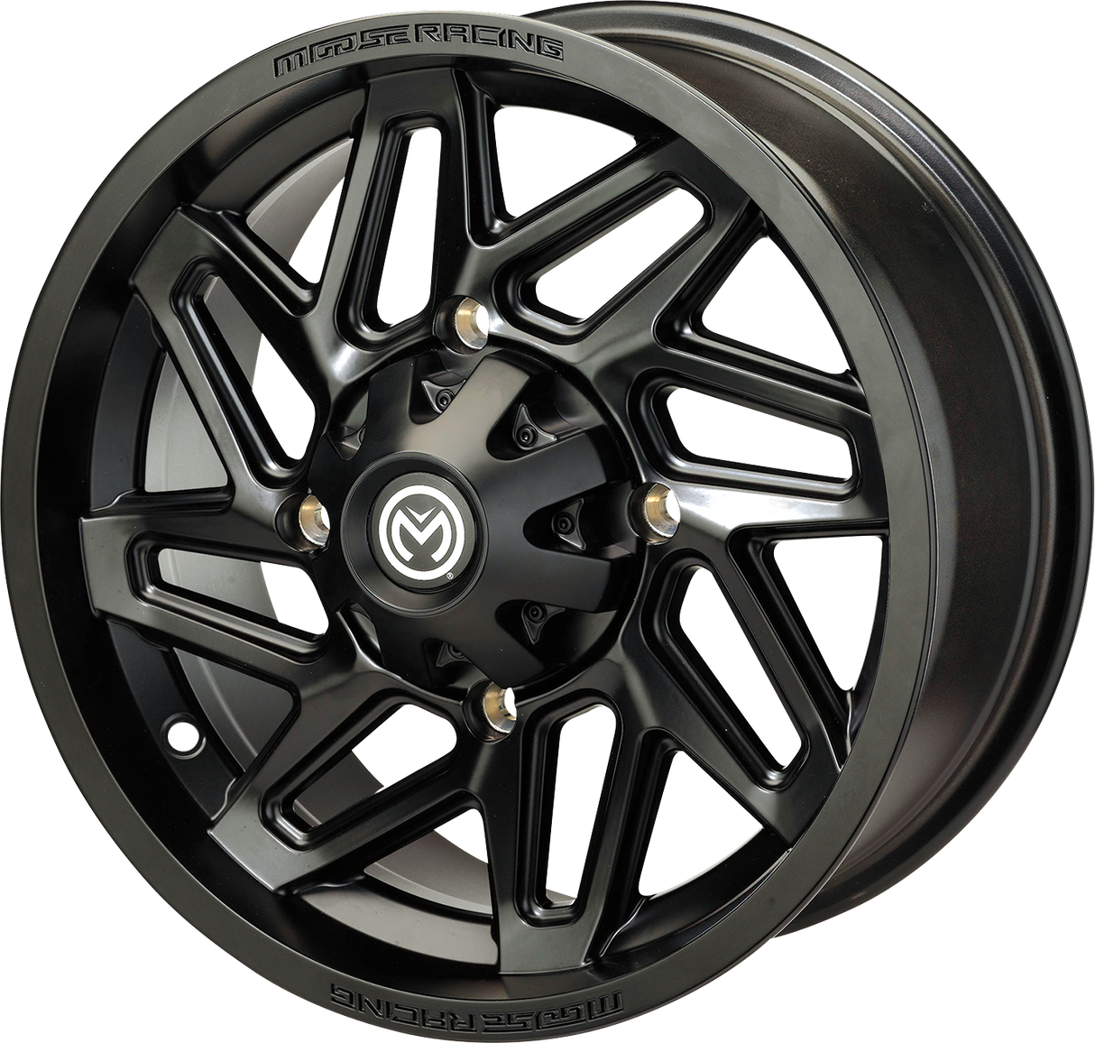 MOOSE UTILITY Wheel - 361X - Front - Black - 12x7 - 4/156 - 4+3 361MO127156MB4