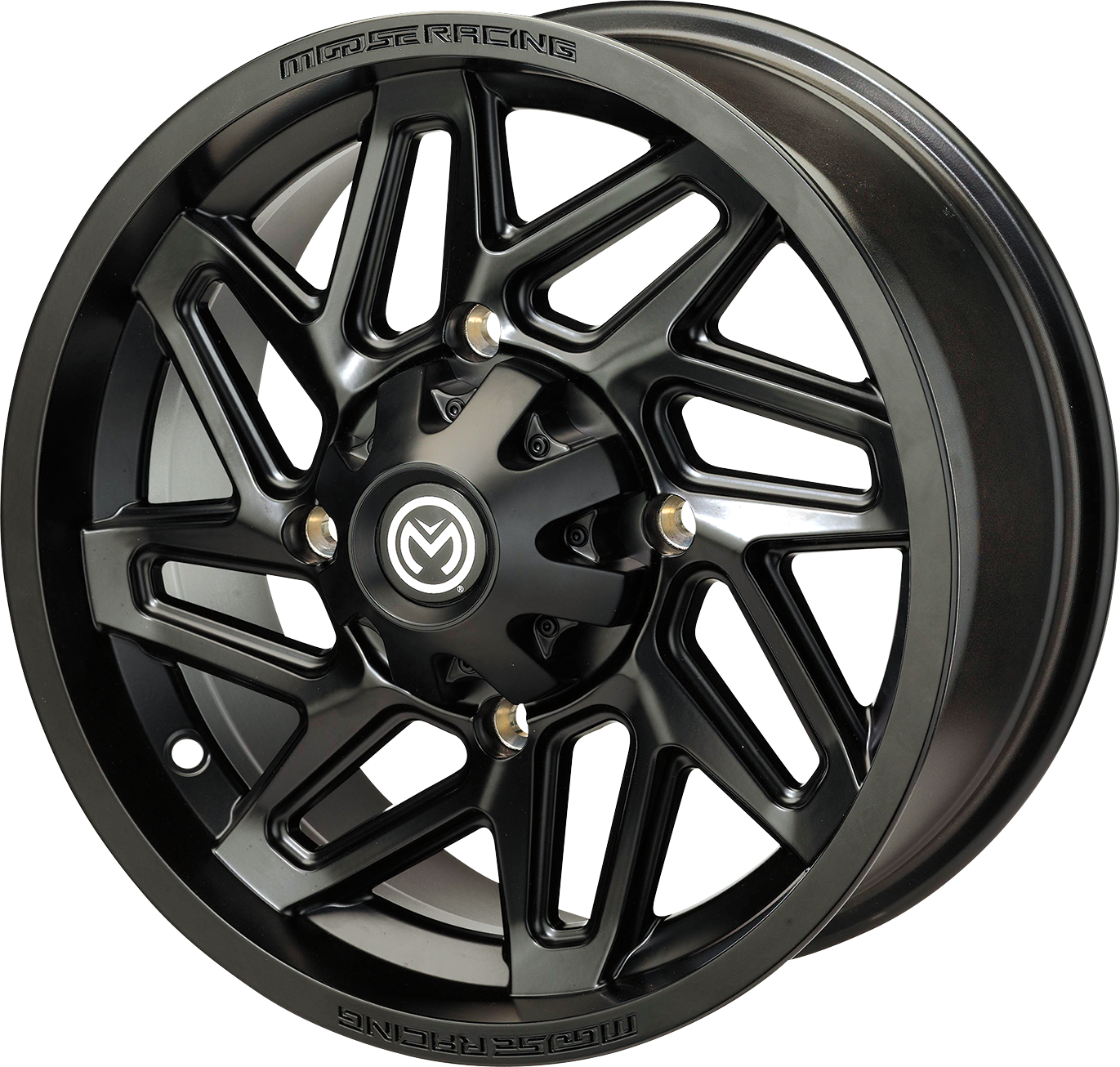 MOOSE UTILITY Wheel - 361X - Front - Black - 12x7 - 4/156 - 4+3 361MO127156MB4