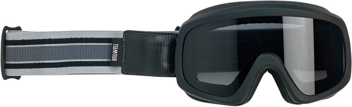 BILTWELL Overland 2.0 Goggle - Racer - Black/Gray - Smoke Lens 2111-5102-006