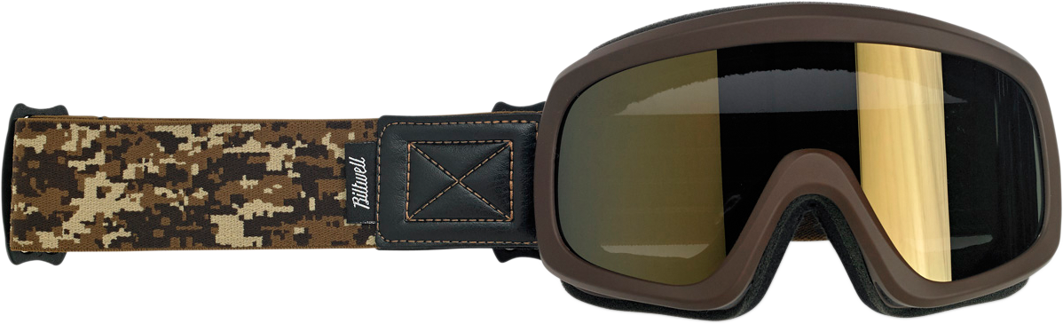 BILTWELL Overland 2.0 Goggle - Grunt - Desert Camo - Bronze Lens 2111-5822-009