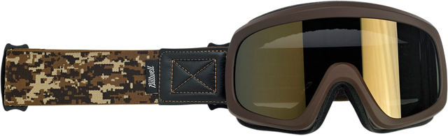 BILTWELL Overland 2.0 Goggle - Grunt - Desert Camo - Bronze Lens 2111-5822-009