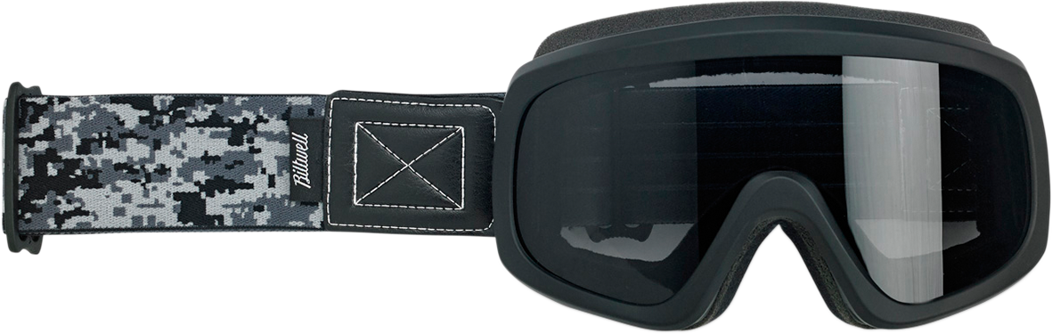 BILTWELL Overland 2.0 Goggle - Grunt - Black Camo - Smoke Lens 2111-5102-010