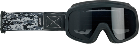 BILTWELL Overland 2.0 Goggle - Grunt - Black Camo - Smoke Lens 2111-5102-010