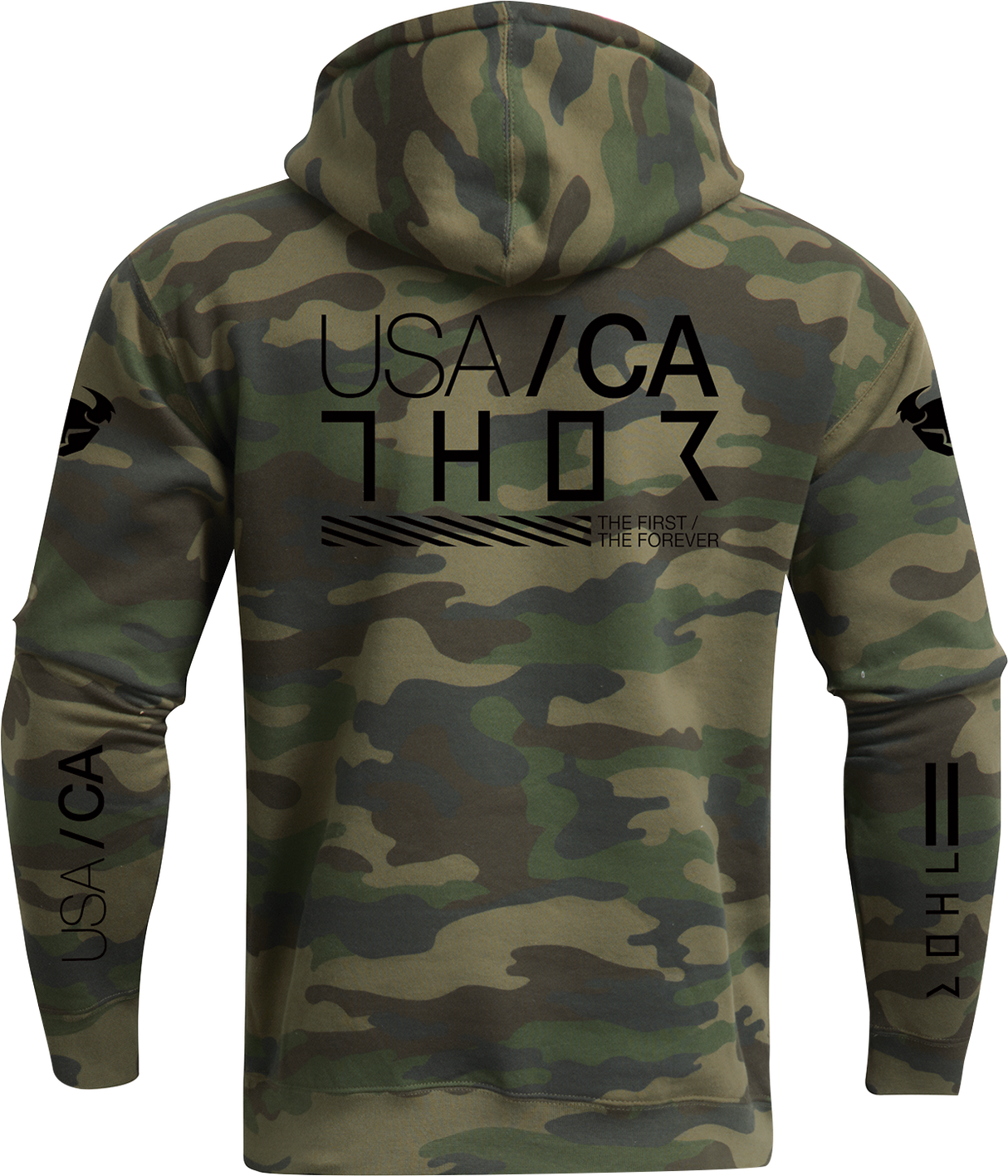 Thor Division Fleece Pullover Sweatshirt - Forest Camo - Small 3050-6306 - Cycle City Outdoors