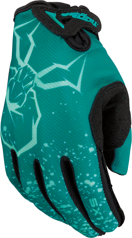 MOOSE RACING Youth SX1* Gloves - Teal - Large 3332-1761 - Cycle City Outdoors