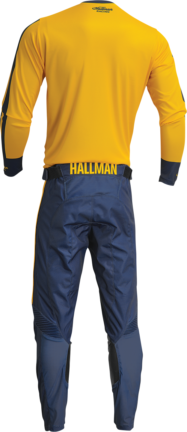Thor Differ Roosted Jersey - Lemon/Navy - XL 2910-7124 - Cycle City Outdoors