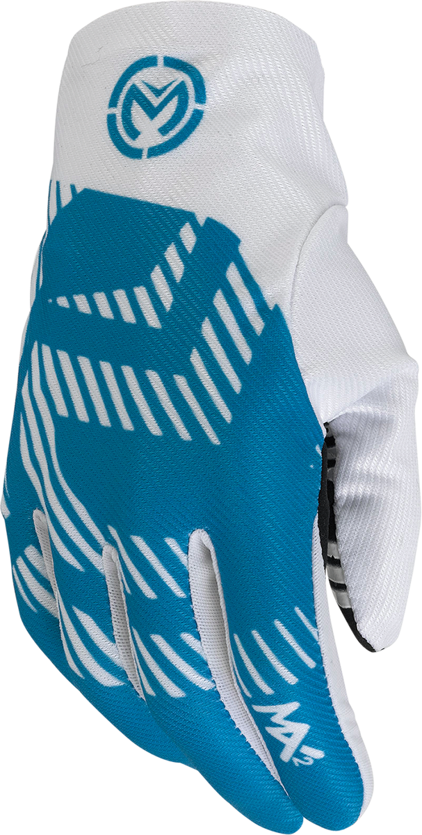 MOOSE RACING MX2* Gloves - Blue/White - Medium 3330-7358 - Cycle City Outdoors