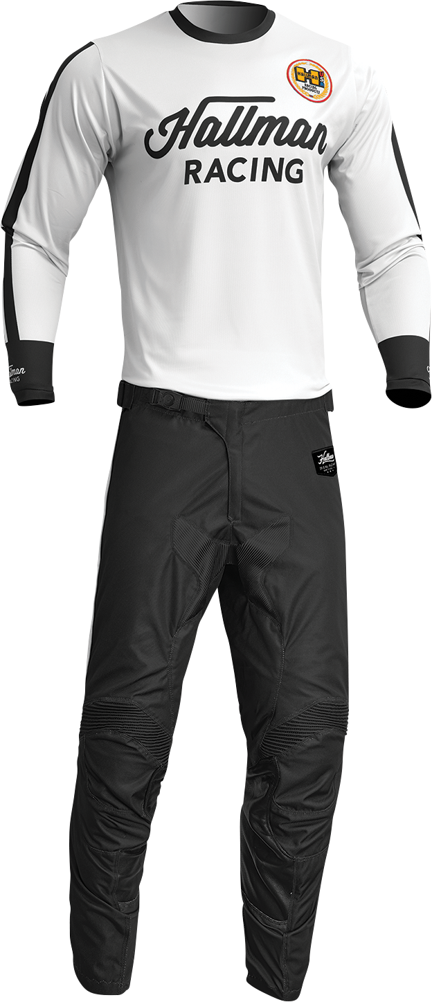 Thor Differ Roosted Jersey - White/Black - Large 2910-7117 - Cycle City Outdoors