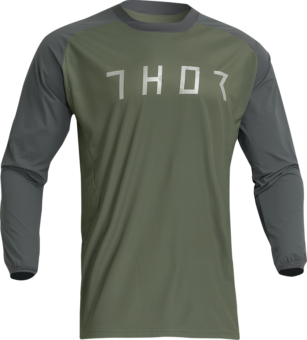 Thor Terrain Jersey - Army/Charcoal - 2XL 2910-7170 - Cycle City Outdoors
