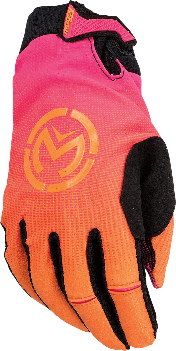 MOOSE RACING SX1* Gloves - Pink/Orange - 2XL 3330-7331 - Cycle City Outdoors