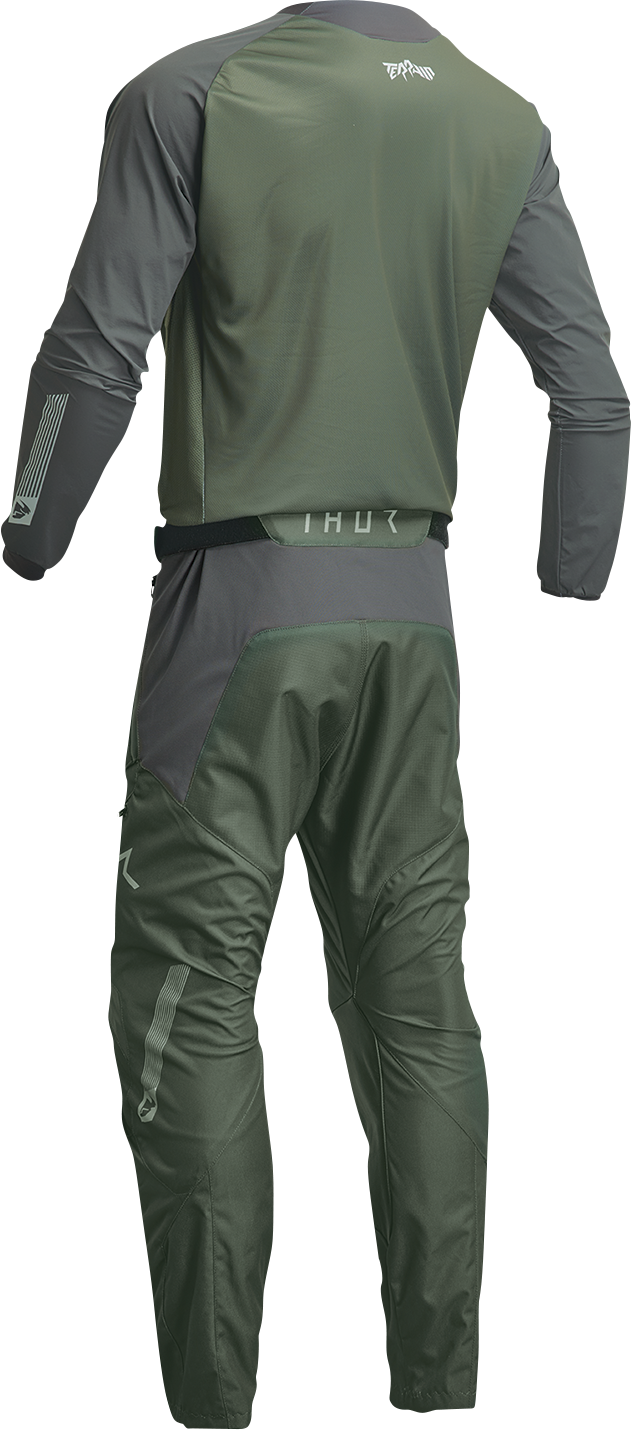 THOR Terrain Jersey - Army/Charcoal - Small 2910-7166