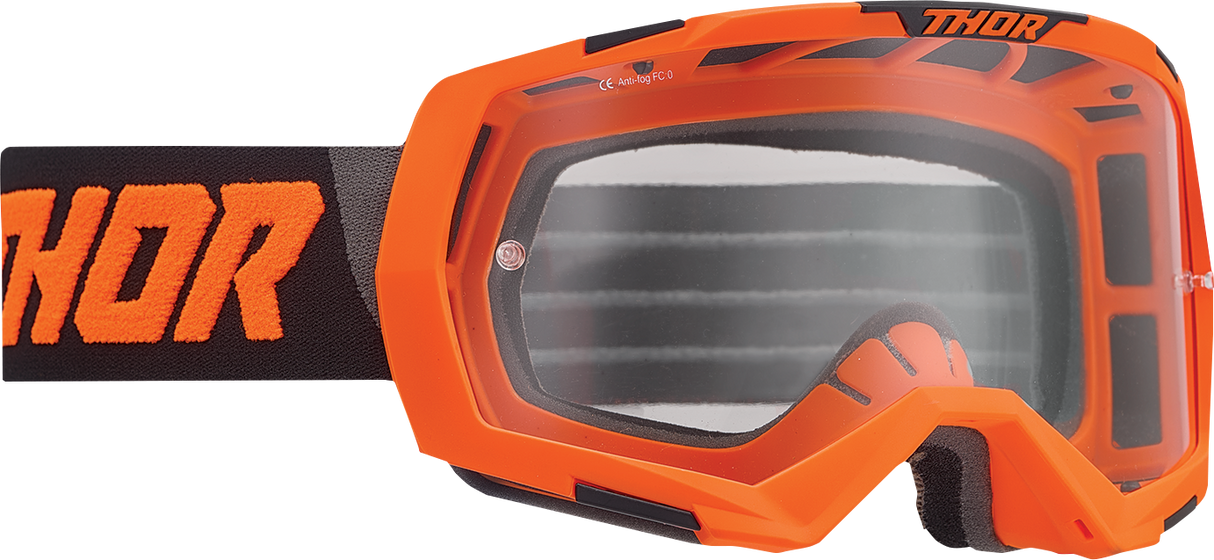 Thor Regiment Goggles - Flo Orange/Black - Clear 2601-2802 - Cycle City Outdoors