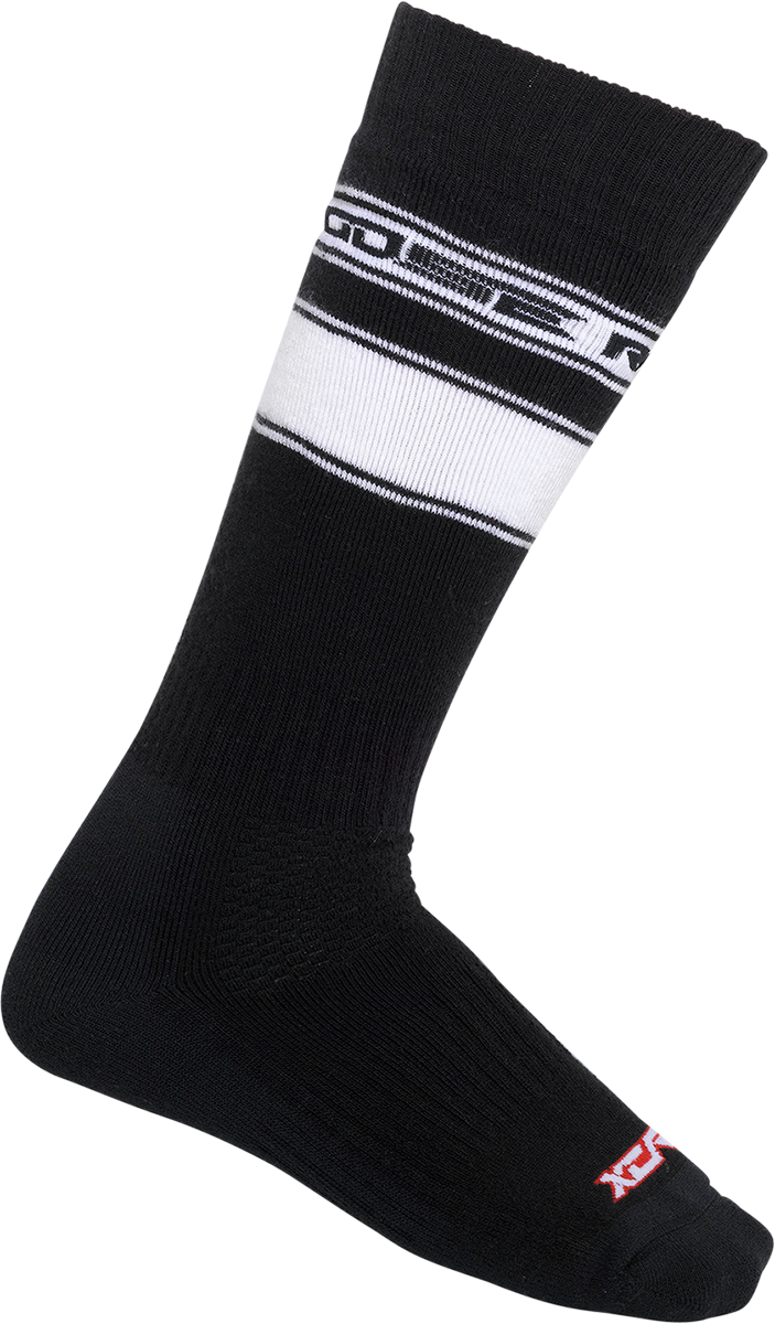 MOOSE RACING XCR* Socks - Black - Small/Medium 3431-0748 - Cycle City Outdoors