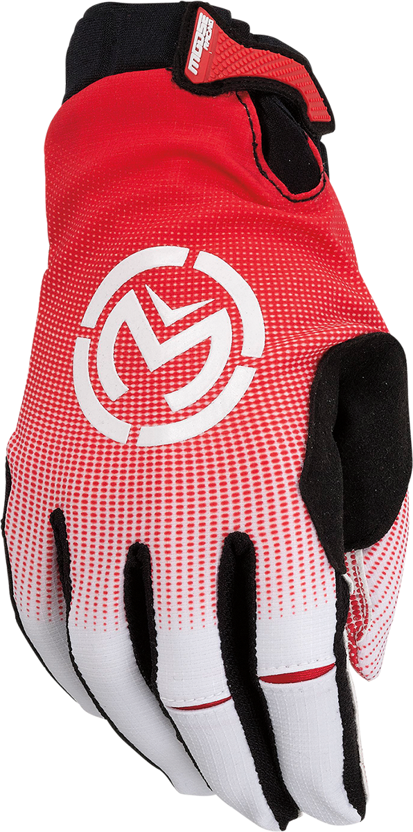 MOOSE RACING SX1* Gloves - Red/White - Large 3330-7323 - Cycle City Outdoors