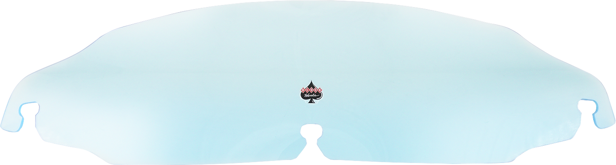 KLOCK WERKS Kolor Flare* Windshield - 3-1/2" - Blue Ice - FLR KWW-01-0657