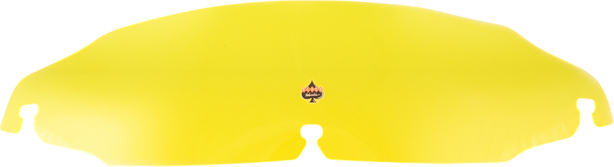 KLOCK WERKS Kolor Flare* Windshield - 3-1/2" - Yellow Ice - FLR KWW-01-0654