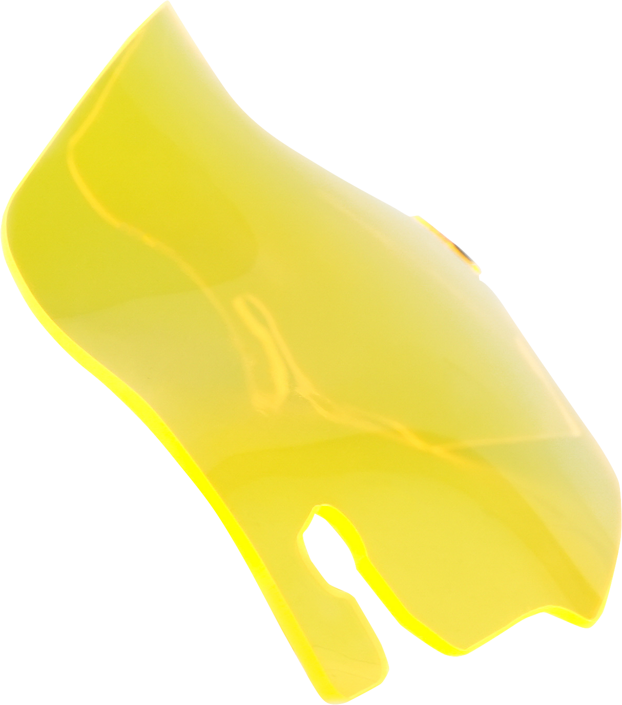KLOCK WERKS Kolor Flare* Windshield - 3-1/2" - Yellow Ice - FLR KWW-01-0654