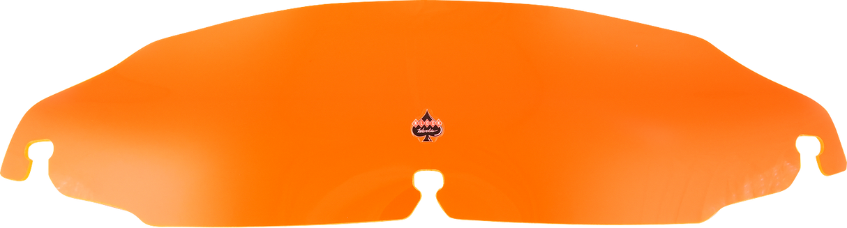 KLOCK WERKS Kolor Flare* Windshield - 3-1/2" - Orange Ice - FLR KWW-01-0653