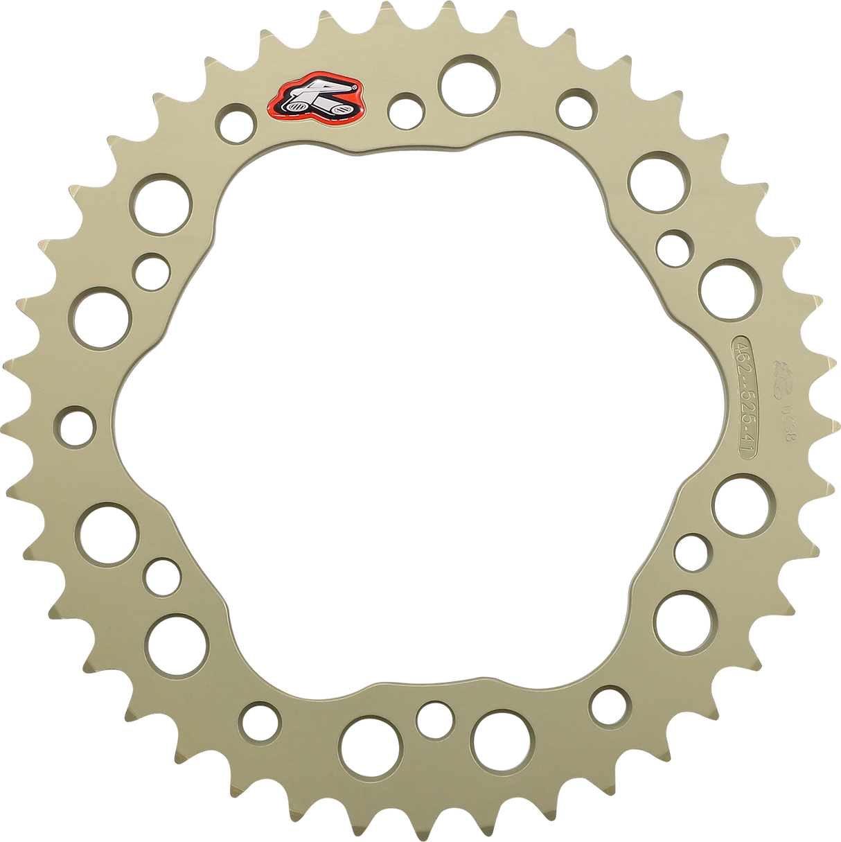 RENTHAL Rear Sprocket - Aluminum - 41 Tooth 462--525-41P-HA - Cycle City Outdoors