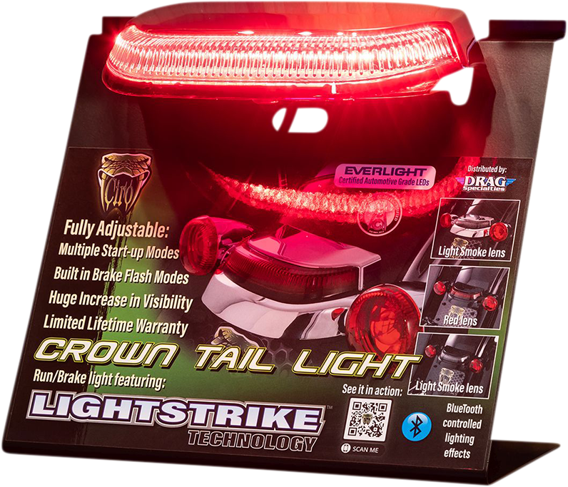 Ciro Crown Taillight Product Display 22153 - Cycle City Outdoors