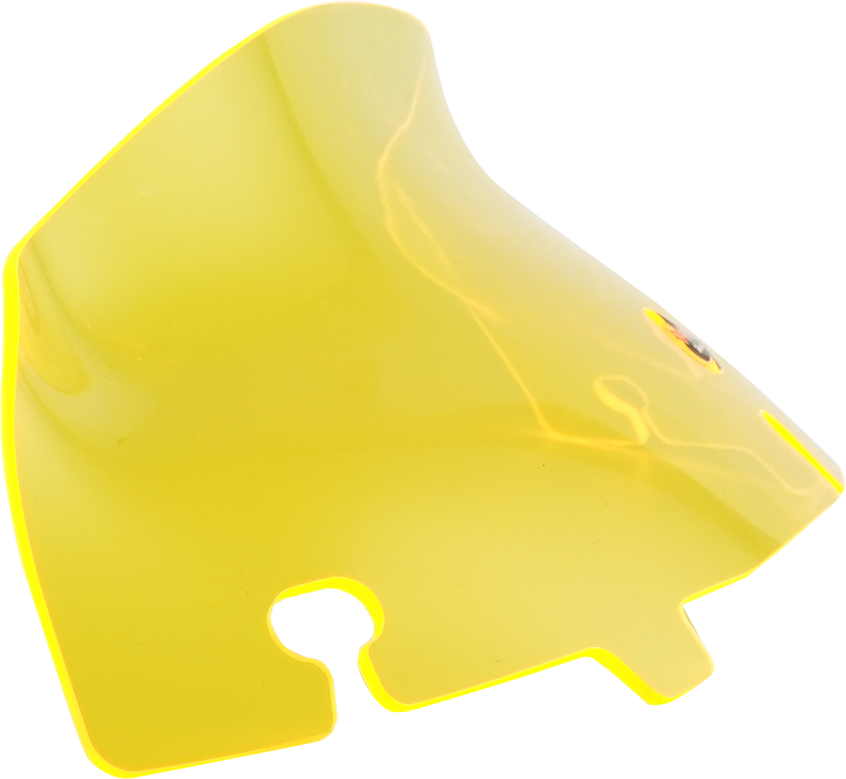 KLOCK WERKS Kolor Flare* Windshield - 6.5" - Yellow Ice - FLH KWW-01-0644