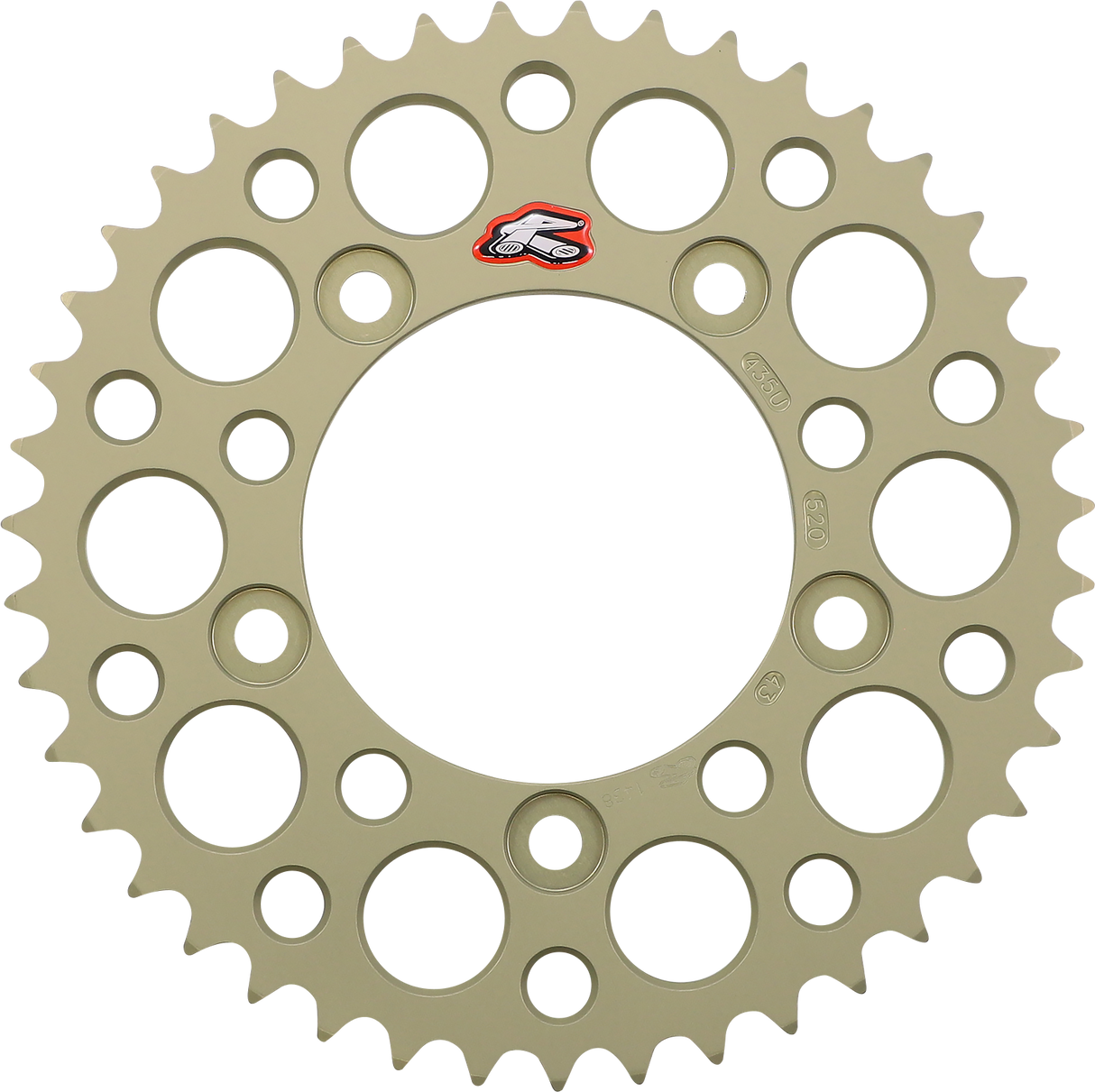 RENTHAL Rear Sprocket - Aluminum - 43 Tooth 435U-520-43P-HA - Cycle City Outdoors