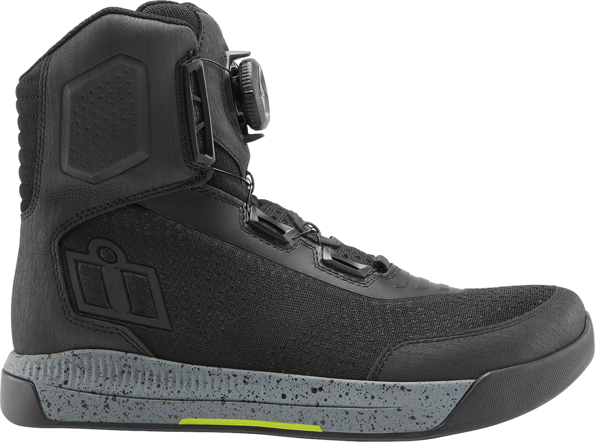 ICON Overlord* Vented Boots - Black - US 10.5 / EU 44.5 3403-1262